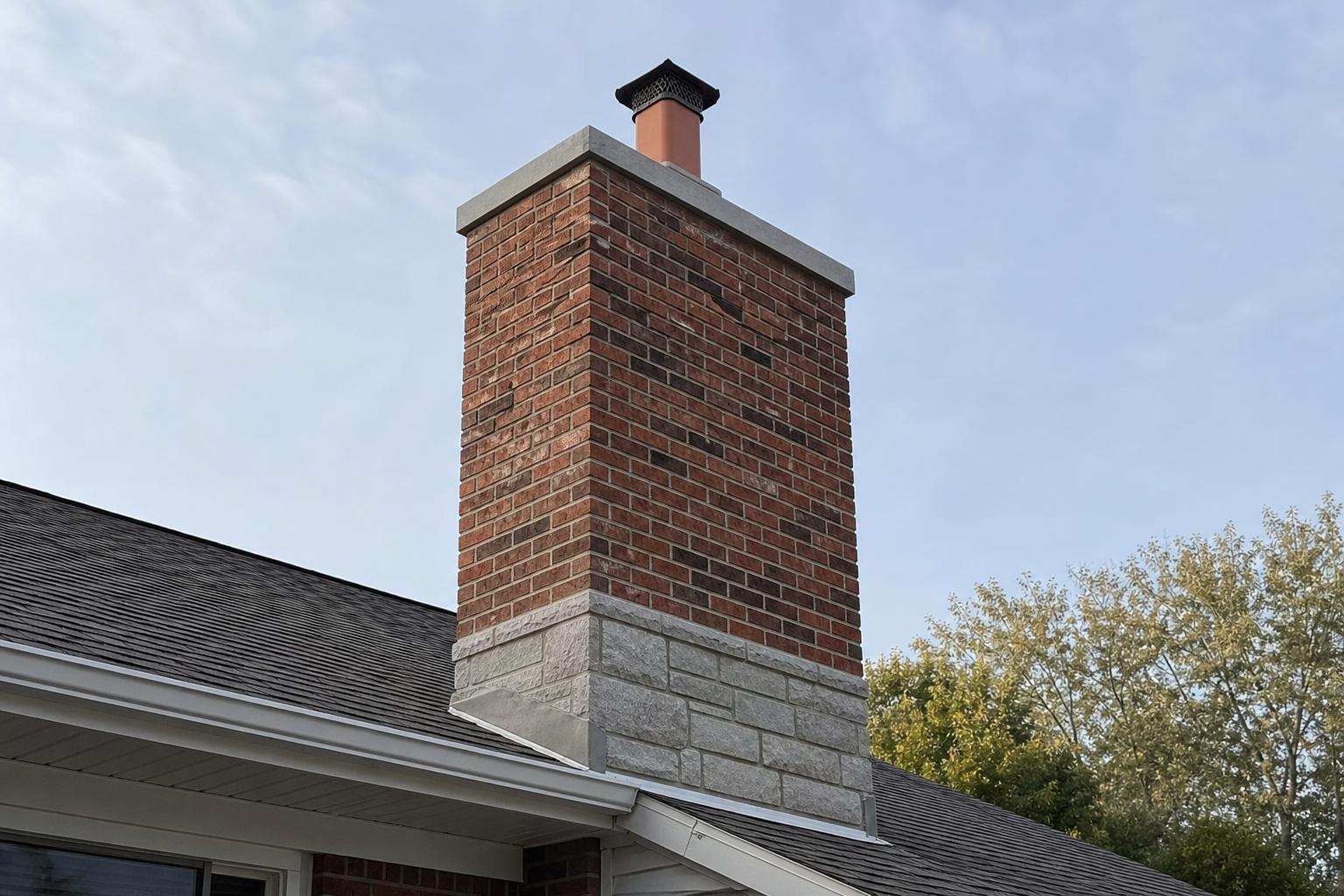 Brick Chimney Rebuild